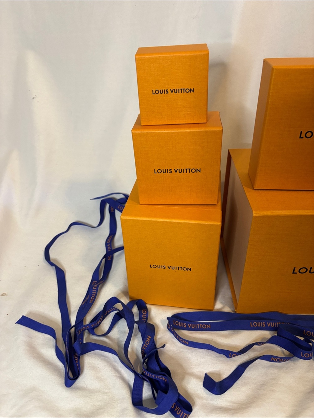 Louis Vuitton Gift Boxes and Ribbons Set of 5 Jewelry Accessories  BOX ONLY - Picture 3 of 8